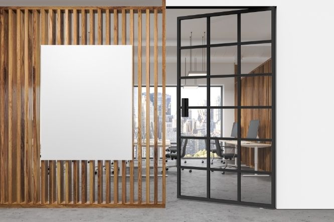 Miro internal glass pivot door Miro internal glass pivot door