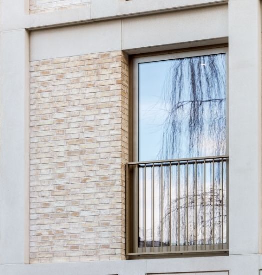 large aluminium floor to cieling casement window