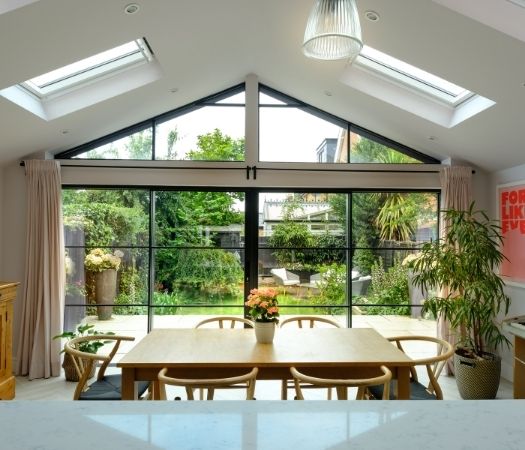 modern aluminium framed glazing from sieger 