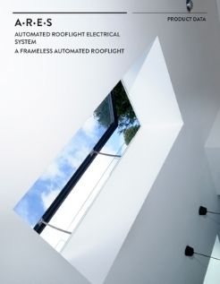ARES auto venting rooflight system product data sheet cover ARES auto venting rooflight system product data sheet cover