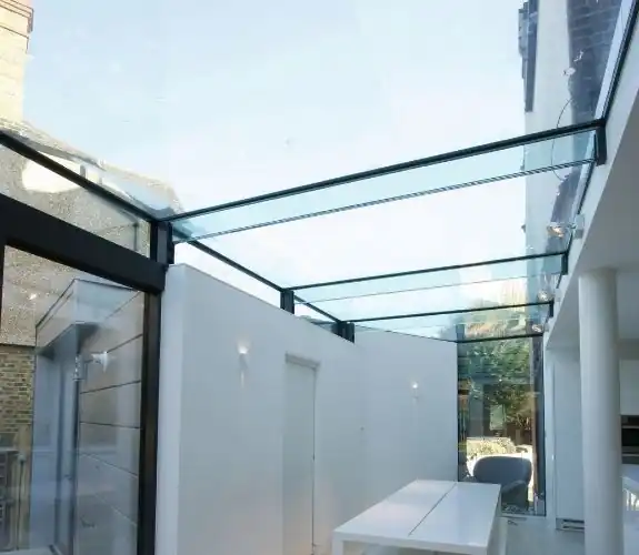 Invisio thermally broken structural roof glazing system with silicone bonding